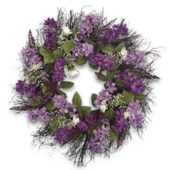 Enchanted Garden™ 24" Spring Wreath - Assorted Styles -The Thrive Yard Sales 2773456D