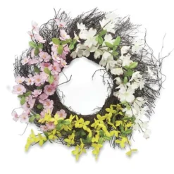 Enchanted Garden™ 24" Spring Wreath - Assorted Styles -The Thrive Yard Sales 2773456F