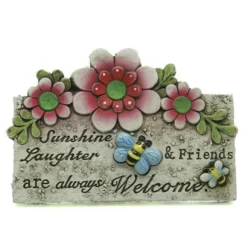 Enchanted Garden™ 5" Inspirational Flower Outdoor Wall Art - Assorted Styles -The Thrive Yard Sales 2773715 P 2