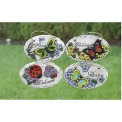 Enchanted Garden™ 4.6" Cement Outdoor Wall Art - Assorted Styles