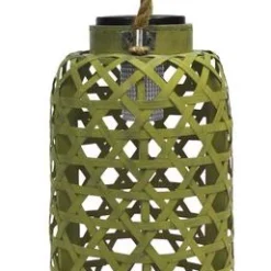 Enchanted Garden™ 12" Bamboo Solar LED Lantern - Assorted Colors -The Thrive Yard Sales 2773853 04 2400px