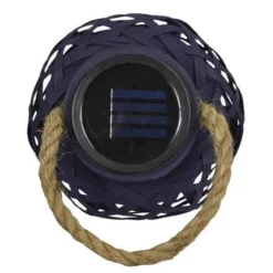 Enchanted Garden™ 12" Bamboo Solar LED Lantern - Assorted Colors -The Thrive Yard Sales 2773853 05 2400px