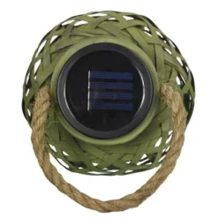 Enchanted Garden™ 12" Bamboo Solar LED Lantern - Assorted Colors -The Thrive Yard Sales 2773853 06 2400px