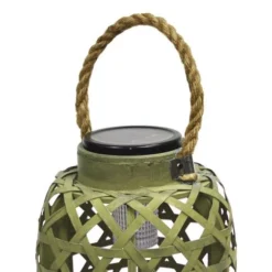 Enchanted Garden™ 12" Bamboo Solar LED Lantern - Assorted Colors -The Thrive Yard Sales 2773853 08 2400px