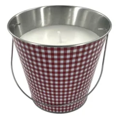 Enchanted Garden™ Metal Bucket Patriotic Citronella Candle - Assorted Colors -The Thrive Yard Sales 2773868 21092PR Red 1800px