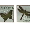 Enchanted Garden™ 13" Galvanized Cut Out Outdoor Wall Art - Assorted Styles