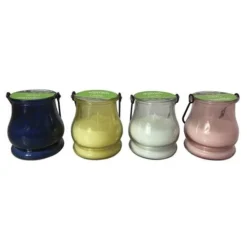 Enchanted Garden™ 4" Lantern Jar Citronella Candle - Assorted Colors -The Thrive Yard Sales 2774090 pkg 2021 CMYK