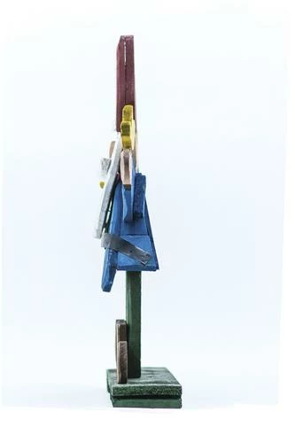 Enchanted Garden™ 27" Wood Gnome With Flower 6 Enchanted Garden™ 27" Wood Gnome With Flower - Image 4