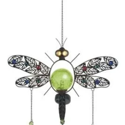 Enchanted Garden® 29.53" Solar Dragonfly Wind Chime