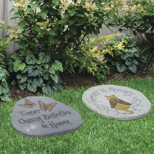 Enchanted Garden™ 10" Cat Memorial - Assorted Styles 4 Enchanted Garden™ 10" Cat Memorial - Assorted Styles - Image 2