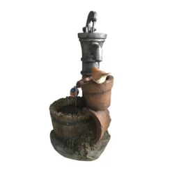 Enchanted Garden™ 24" Tiered Water Pump Outdoor Water Fountain -The Thrive Yard Sales 2774617Rightside