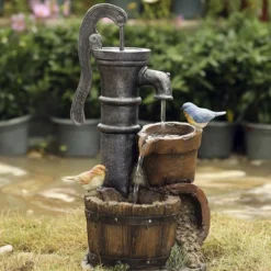 Enchanted Garden™ 24" Tiered Water Pump Outdoor Water Fountain -The Thrive Yard Sales 2774617frontreview