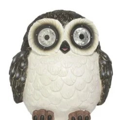 Enchanted Garden™ 14" Solar Eyed Owl Statue