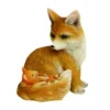 Enchanted Garden™ 9" Fox And Kit Statue