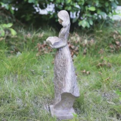 Enchanted Garden™ 17" Girl Statue - Assorted Styles -The Thrive Yard Sales 2774735 AG30404 GIRL STATUE side2 SCENIC