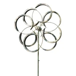 Enchanted Garden™ 72" Metal Double Spiral Spinne