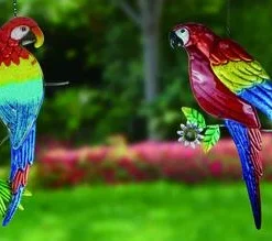 Enchanted Garden™ 17.3" Parrot Outdoor Wall Art - Assorted Styles
