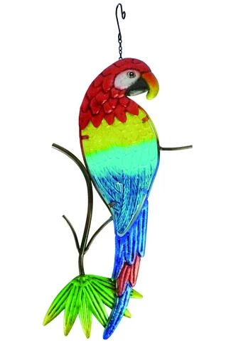 Enchanted Garden™ 17.3" Parrot Outdoor Wall Art - Assorted Styles 5 Enchanted Garden™ 17.3" Parrot Outdoor Wall Art - Assorted Styles - Image 3