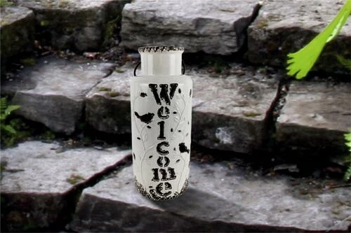 Enchanted Garden™ 19.5" Solar Welcome Lantern 5 Enchanted Garden™ 19.5" Solar Welcome Lantern - Image 3