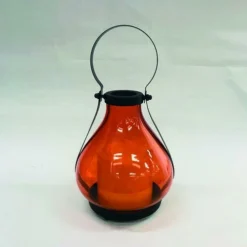 Enchanted Garden™ 6.3" Glass Flameless Candle LED Lantern - Assorted Styles -The Thrive Yard Sales 2775135 orange P SF V2