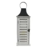 Enchanted Garden™ 21" Wood Shutter Flameless Candle Lantern -The Thrive Yard Sales 2775145 1