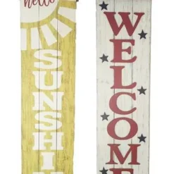 Enchanted Garden™ 43" Double-Sided Outdoor Wall Art