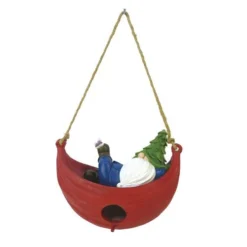 Enchanted Garden® 6.8" Gnome Hammock Bird House
