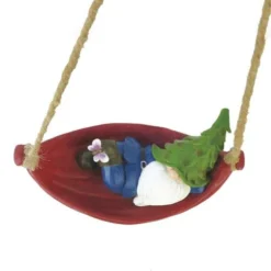 Enchanted Garden® 6.8" Gnome Hammock Bird House -The Thrive Yard Sales 2775183 P TP