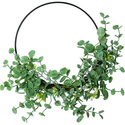 Enchanted Garden™ Artificial Greenery Hoop Wreath - Assorted Styles 4 Enchanted Garden™ Artificial Greenery Hoop Wreath - Assorted Styles - Image 2