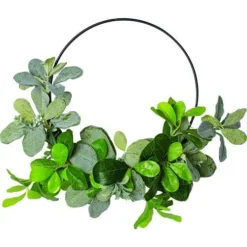Enchanted Garden™ Artificial Greenery Hoop Wreath - Assorted Styles 8 Enchanted Garden™ Artificial Greenery Hoop Wreath - Assorted Styles -The Thrive Yard Sales 2775185 C