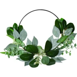 Enchanted Garden™ Artificial Greenery Hoop Wreath - Assorted Styles 9 Enchanted Garden™ Artificial Greenery Hoop Wreath - Assorted Styles -The Thrive Yard Sales 2775185 D
