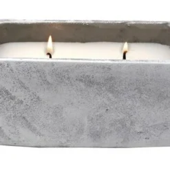Enchanted Garden™ 16 Oz. Square Concrete Citronella Candle - Assorted Colors