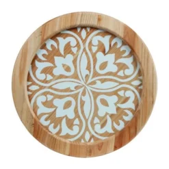 Enchanted Garden™ 11.75" Wood Serving Tray