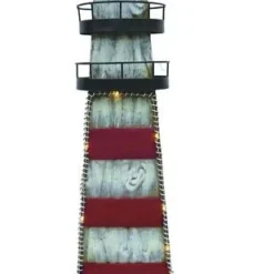 Enchanted Garden™ 20.5" Solar Lighthouse Statue - Assorted Styles -The Thrive Yard Sales 2775369 RD