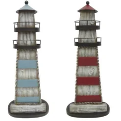 Enchanted Garden™ 20.5" Solar Lighthouse Statue - Assorted Styles -The Thrive Yard Sales 2775369 Unlit