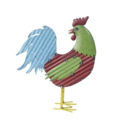 Enchanted Garden™ 17.25" Metal Chicken Statue - Assorted Styles -The Thrive Yard Sales 2775374 1 1800