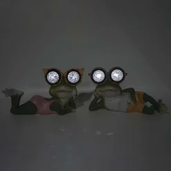 Enchanted Garden™ 7" Sunbathing Solar Frog Statue - Assorted Styles 13 Enchanted Garden™ 7" Sunbathing Solar Frog Statue - Assorted Styles -The Thrive Yard Sales 2775377 P SFlighted.jpg