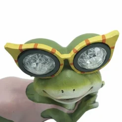 Enchanted Garden™ 7" Sunbathing Solar Frog Statue - Assorted Styles 12 Enchanted Garden™ 7" Sunbathing Solar Frog Statue - Assorted Styles -The Thrive Yard Sales 2775377 P TP.jpg