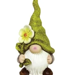 Enchanted Garden™ 17.3" Gnome Statue With Flower - Assorted Styles 12 Enchanted Garden™ 17.3" Gnome Statue With Flower - Assorted Styles -The Thrive Yard Sales 2775380 G
