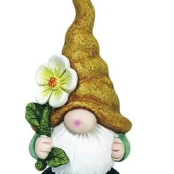 Enchanted Garden™ 17.3" Gnome Statue With Flower - Assorted Styles 14 Enchanted Garden™ 17.3" Gnome Statue With Flower - Assorted Styles -The Thrive Yard Sales 2775380 Y