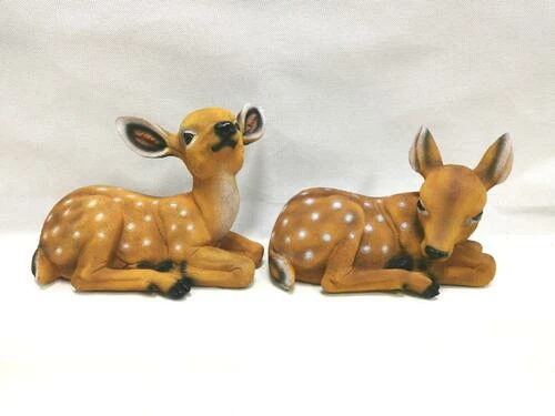 Enchanted Garden™ 6.3" Resin Fawn Statue - Assorted Styles 3 Enchanted Garden™ 6.3" Resin Fawn Statue - Assorted Styles