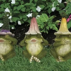 Enchanted Garden™ 6.3" Resin Frog Statue - Assorted Styles 13 Enchanted Garden™ 6.3" Resin Frog Statue - Assorted Styles -The Thrive Yard Sales 2775392 FrogStatue