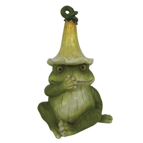 Enchanted Garden™ 6.3" Resin Frog Statue - Assorted Styles 10 Enchanted Garden™ 6.3" Resin Frog Statue - Assorted Styles - Image 8