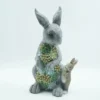 Enchanted Garden™ 12.8" Resin Succulent Rabbit Statue