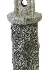 Enchanted Garden™ 22.5" Gray Lighthouse Statue -The Thrive Yard Sales 2775400 BK