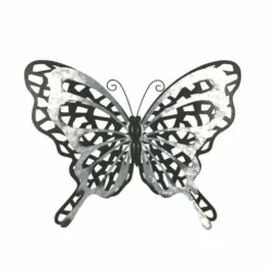 Enchanted Garden™ 13.8" Metal Butterfly Outdoor Wall Art