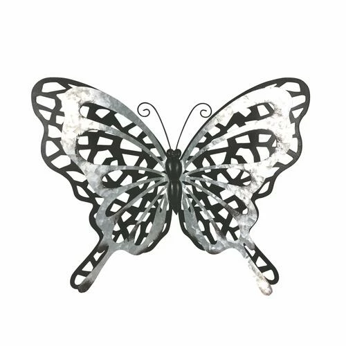 Enchanted Garden™ 13.8" Metal Butterfly Outdoor Wall Art 3 Enchanted Garden™ 13.8" Metal Butterfly Outdoor Wall Art