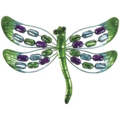 Enchanted Garden™ 14.7" Beads Dragonfly Outdoor Wall Art - Assorted Styles -The Thrive Yard Sales 2775410 3 P SF 1800