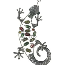 Enchanted Garden™ 20.4" Beads Lizard Outdoor Wall Art -The Thrive Yard Sales 2775411 P BK 1800