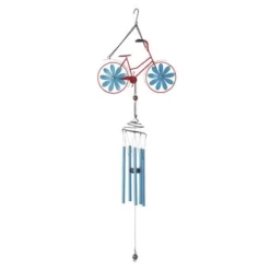 Enchanted Garden® 32.5" Metal Bicycle Wind Chime - Assorted Colors -The Thrive Yard Sales 2775416A backview